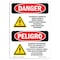 Signmission Safety Sign, OSHA, 10" Height, Rigid Plastic, Hazardous Chemicals Avoid Vapors Spanish OS-DS-P-710-VS-1309 - alternate 1